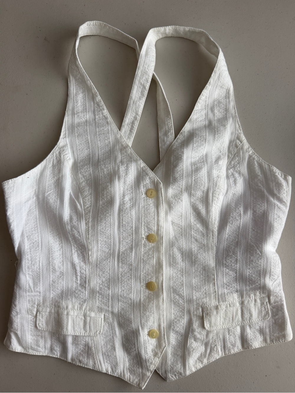 🤍AMERICAN EAGLE OUTFITTERS White Top Vest NWT🦅
